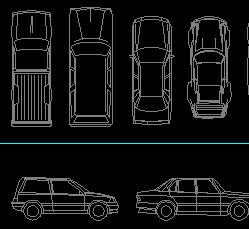 建筑设计图汽车设计CAD图块免费下载 - 建筑详图、图库